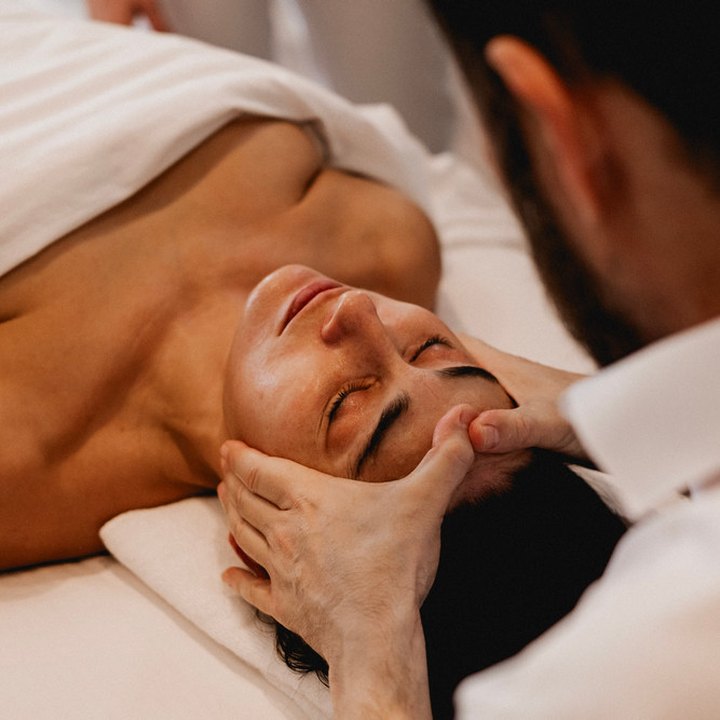 A calm, relaxed client after an SFL treatment
